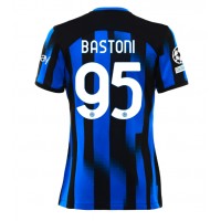 Dres Inter Milan Alessandro Bastoni #95 Domáci pre Ženy 2023-24 Krátky Rukáv